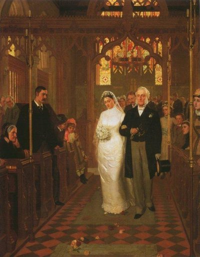 Hasta que la muerte nos separe de Edmund Leighton